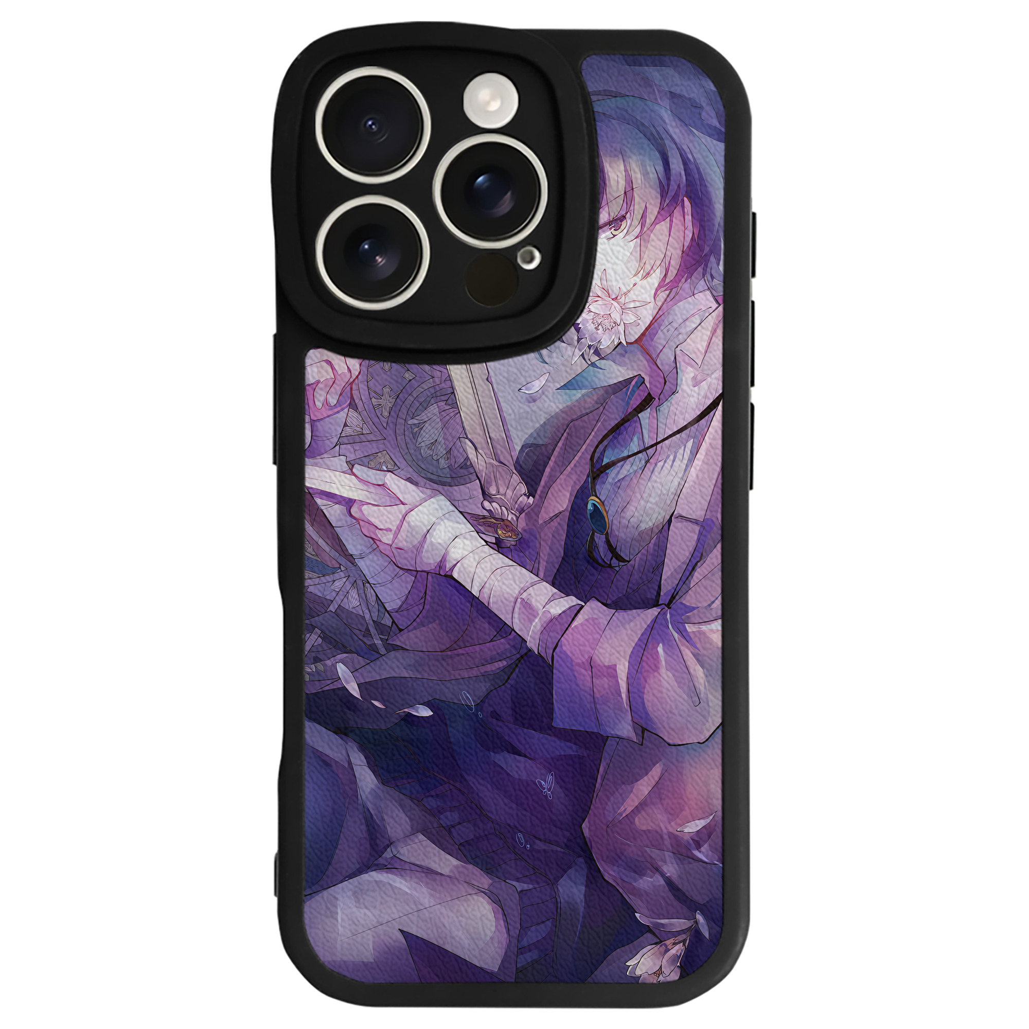（画像用） 文豪ストレイドッグス Bungo Stray Dogs 【iPhone 16シリーズ対応】シリコンスマホケース（レザー調） 材質：シリコン